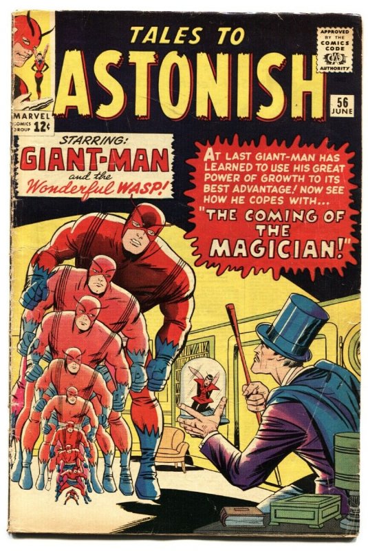 TALES TO ASTONISH #56 1964-MARVEL-GIANT-MAN VS THE MAGICIAN-vg