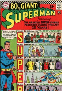 DC Comics Superman #193 (1967) Giant 80 Page G31 Comic Book Grade VG+ 4.5