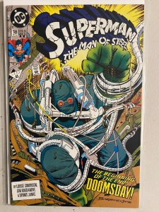 Superman The Man of Steel #18 direct 2nd print Doomsday 8.0 (1992)