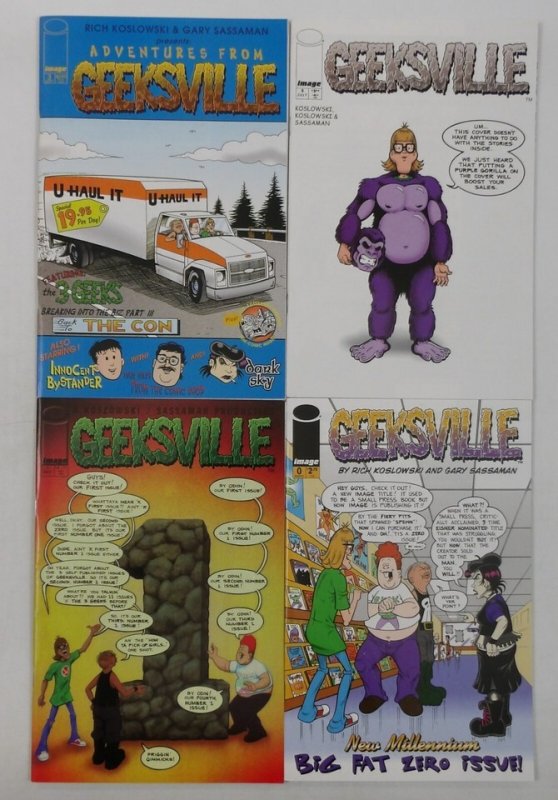 Geeksville Vol. 2 #0 & 1-6 VF/NM complete series Rich Koslowski 3 Geeks ; Image