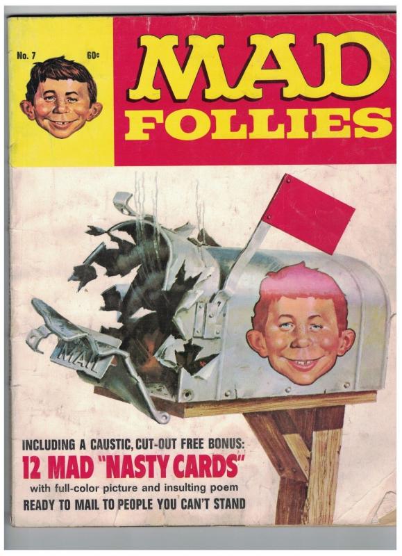 MAD FOLLIES (1969) 7 VG MINUS with NASTY CARDS