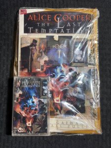 1994 ALICE COOPER The Last Temptation SEALED Comic & Cassette Tape