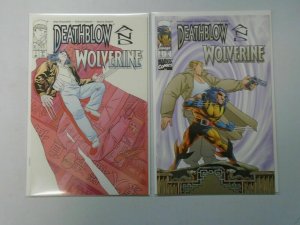 Deathblow and Wolverine set #1+2 8.0 VF (1996 Image/Marvel)