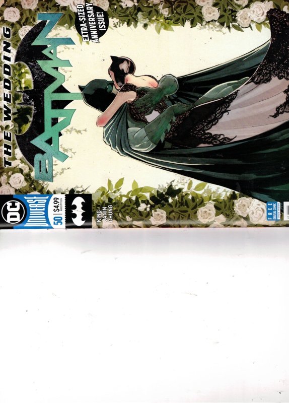 Batman #50 Blank Cover Variant 2018 50% Batman Marries Catwoman! 3 covers NM/MT