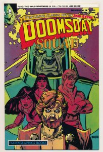 Doomsday Squad (1986) #1-7 VG to NM Complete series