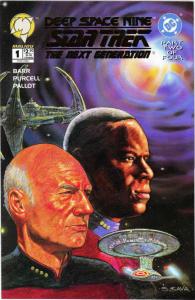 Star Trek: Deep Space Nine/Star Trek: The Next Generation #1A VF ; Malibu | Gold