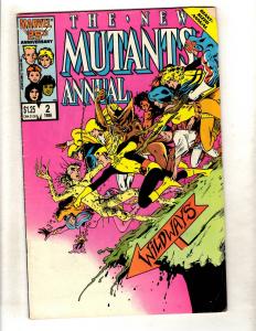 New Mutants Annual # 2 VG/FN Marvel Comic Book 1st Psylocke Appearance X-Men DJ1