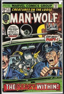 Creatures on the Loose #31 (1974) Man-Wolf