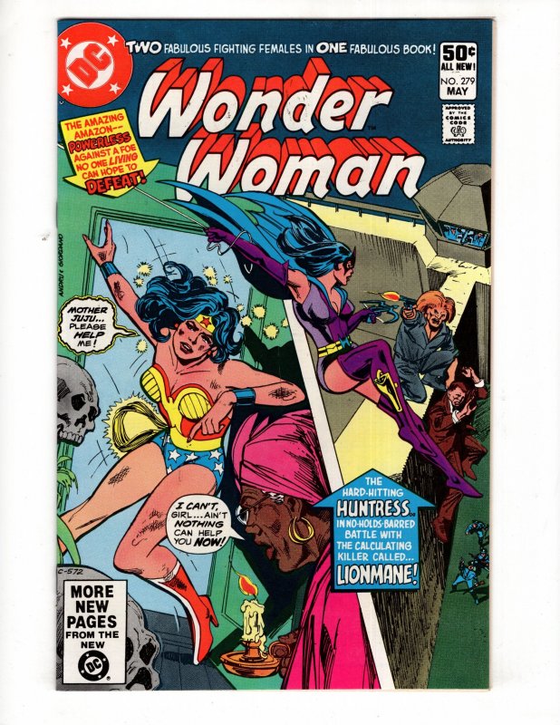 Wonder Woman #279 (1981) HUNTRESS HIGH GRADE Bronze Age DC / ID#979