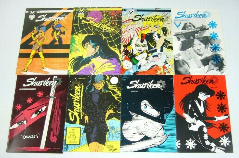 Shuriken #1-8 VF/NM complete series - reggie byers - victory comics 2 3 4 5 6 7