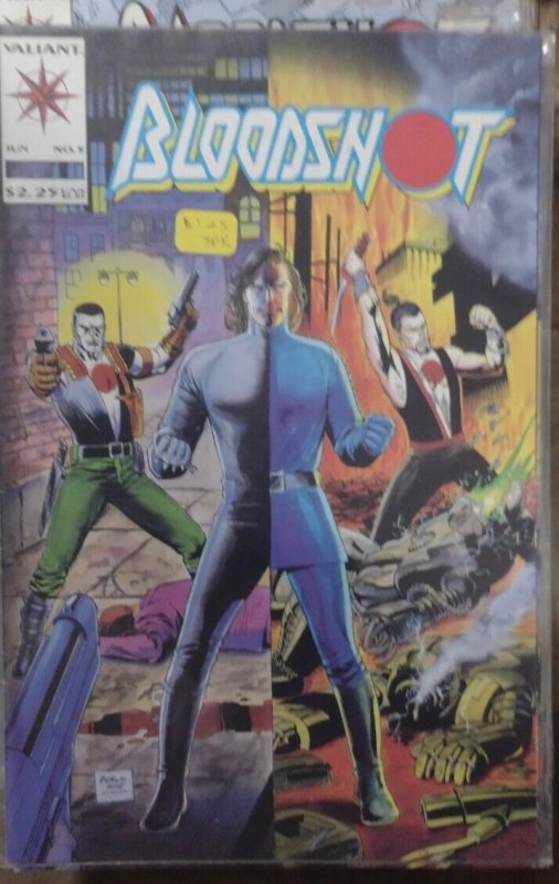 BLOODSHOT  # 5  1993 VALIANT COMICS  ETERNAL WARRIOR BLOOD OF AGES