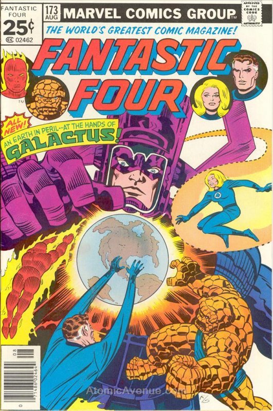 Fantastic Four (Vol. 1) #173 VG ; Marvel | low grade comic Galactus Jack Kirby