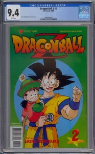 DRAGON BALL Z #2 CGC 9.4 GOKU WHITE PAGES 5002 