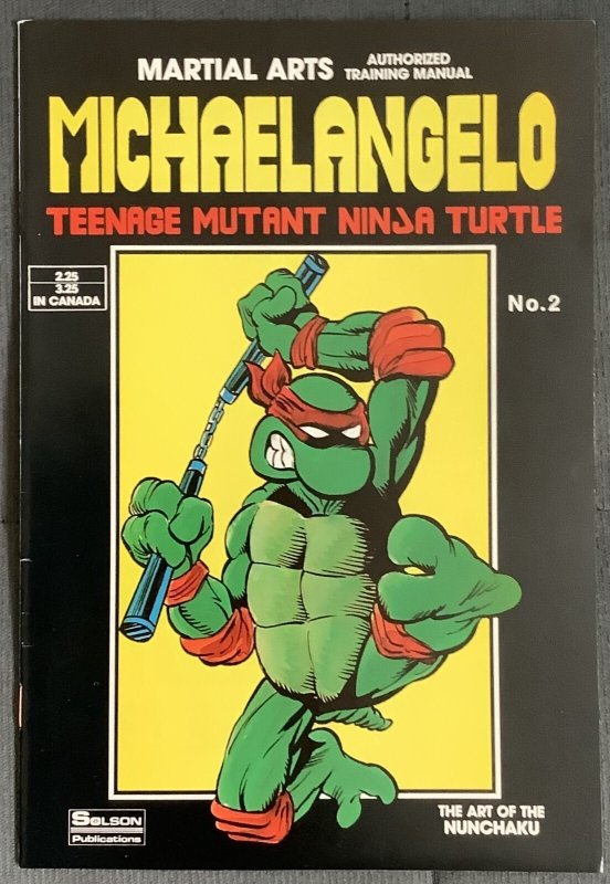 Teenage Mutant Ninja Turtles Training Manual #2 (1986, Solson Publications) VF+