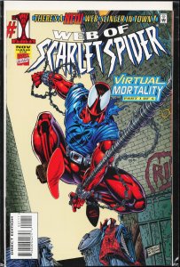 Web of Scarlet Spider #1 Direct Edition (1995) Scarlet Spider