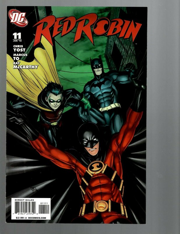 12 DC Comics Red Robin # 1 2 3 4 5 6 7 8 9 10 11 12 J439