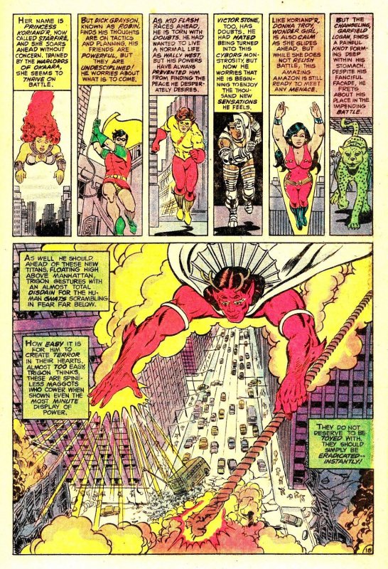 THE NEW TEEN TITANS #5 (Mar1981) 8.0 VF Marv Wolfman! Curt Swan! 1st TRIGON!