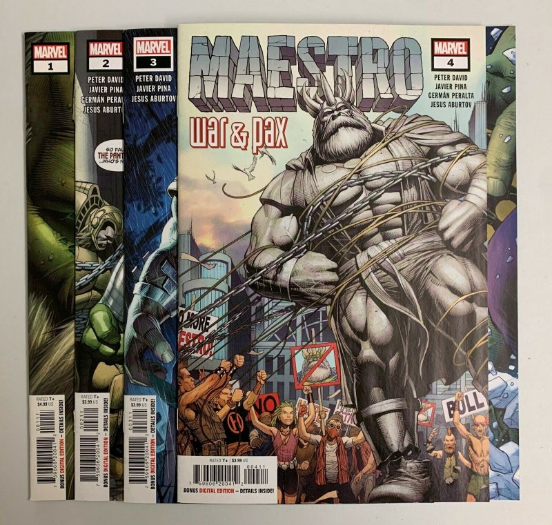 Maestro War & Pax #1-5 Set (Marvel 2021) 1 2 3 4 5 Peter David (9.2+)