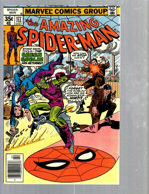 Amazing Spider-Man # 177 NM- Marvel Comic Book MJ Vulture Goblin Scorpion TJ1