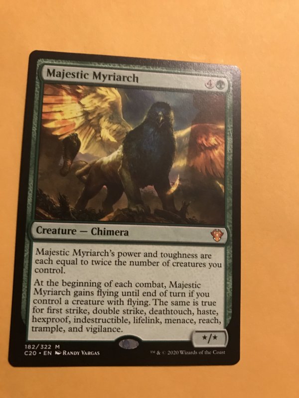 MAJESTIC MYRIARCH : Magic the Gathering MTG card; COMMANDER LEGENDS, NM