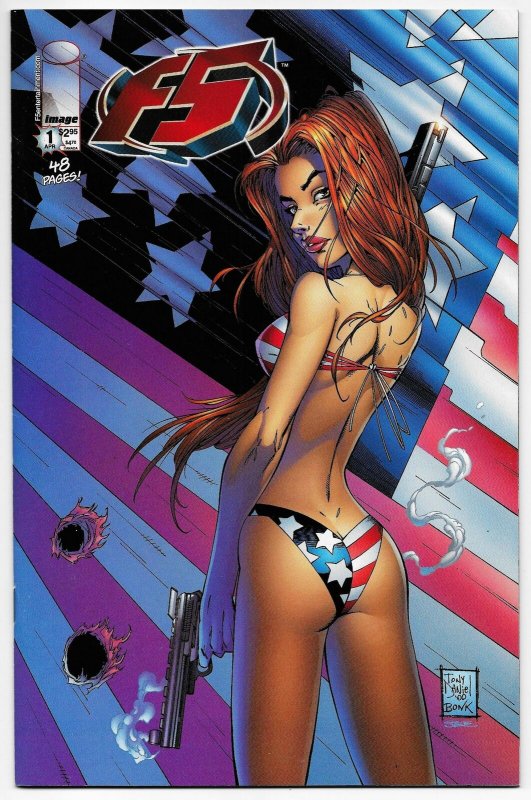 F5 #1 Tony Daniel Bikini Variant (Image, 2000) VF/NM