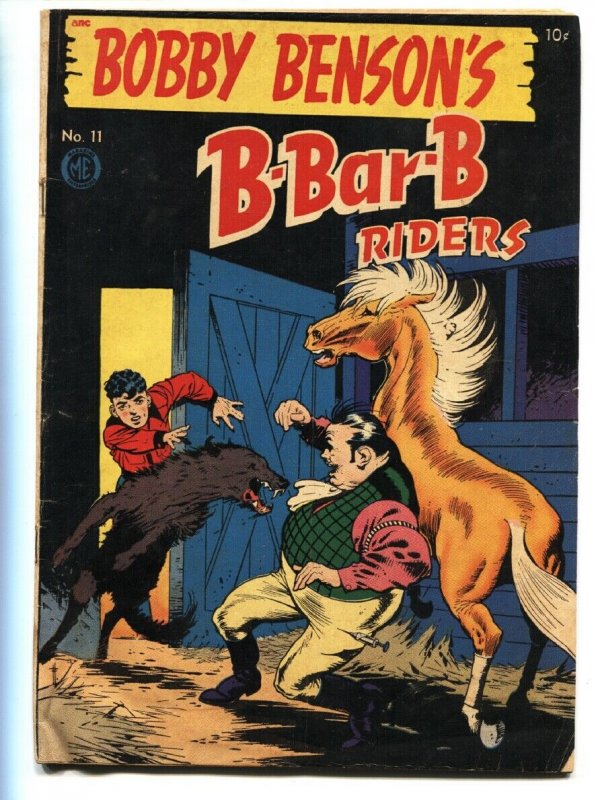 BOBBY BENSON'S B-BAR-B RIDERS #11 1951-FRANK FRAZETTA  FN 