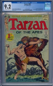 TARZAN #207 CGC 9.2 ORIGIN 1ST DC ISSUE ORIGIN TARZAN JOHN CARTER