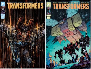 (2024) Image Comics TRANSFORMERS #13 A & B VARIANT COVER SET!