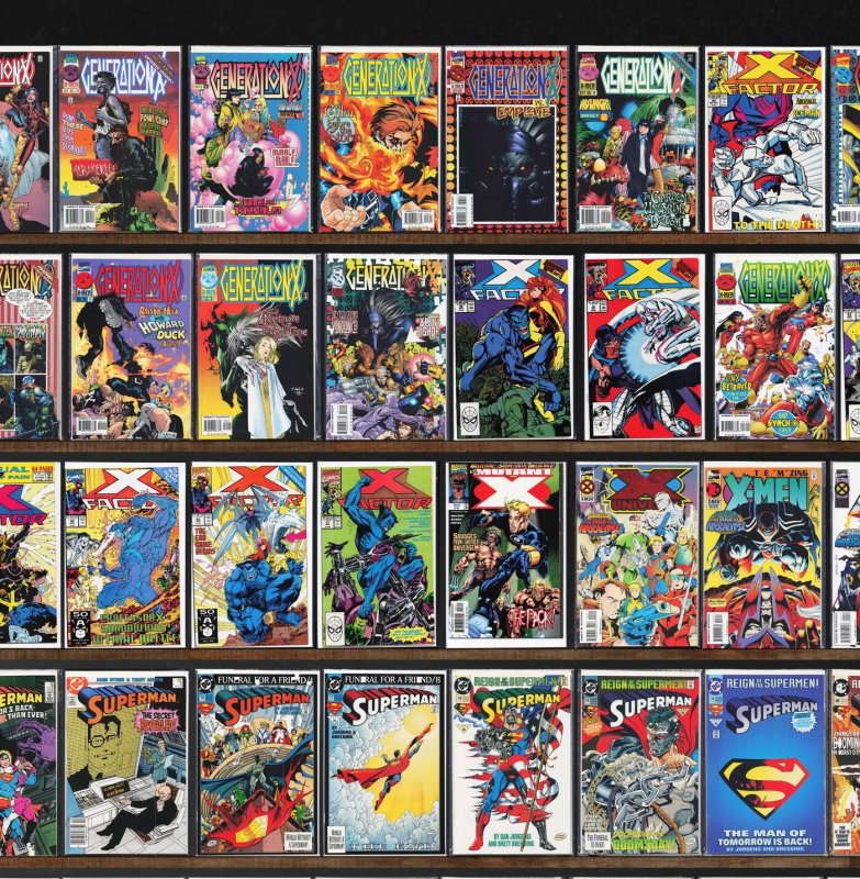 Huge Lot 150+ Comics with X-Factor, Generation X, Superman & More!