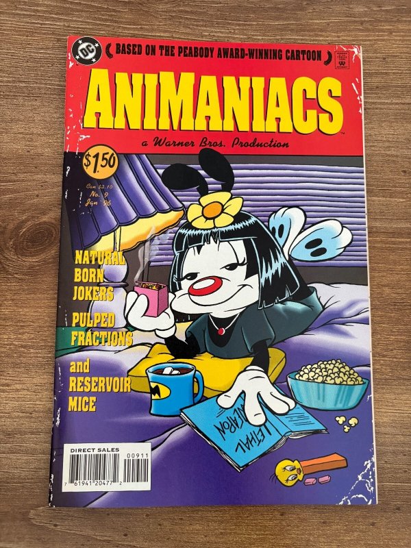 Animaniacs # 9 NM DC Comic Book Nickelodeon Cartoon Pinky The & Brain 8 J326
