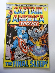 Captain America Annual #2 (1972) VG Condition Moisture stain fc
