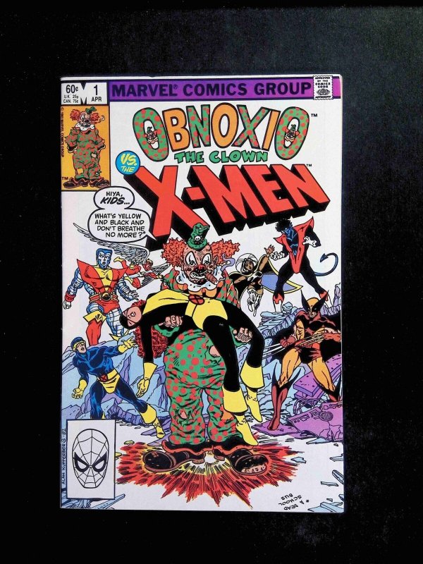 Obnoxio the Clown vs. The X-Men #1  MARVEL Comics 1983 VF+
