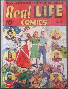 Real Life Comics #2 (1941) 2.0 GD
