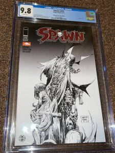 Spawn 275 (2017),  Amazing Comic Con Wood Sketch Variant Cover, CGC Graded 9.8