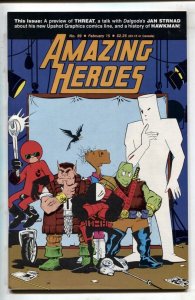 AMAZING HEROES #89 1986 - comics - Hawkman - Threat