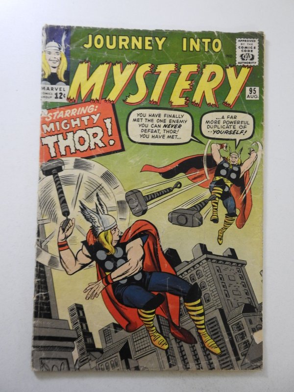 Journey Into Mystery #95 (1963) FR/GD Condition ink bc