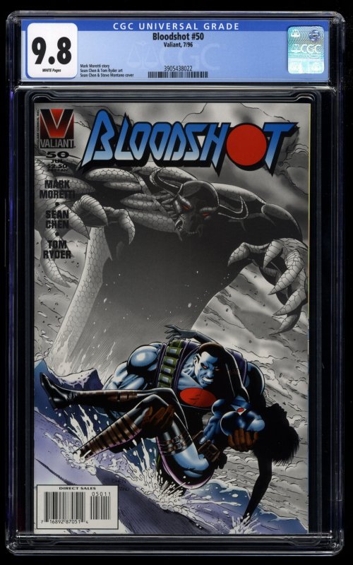 Bloodshot (1993) #50 CGC NM/M 9.8 White Pages