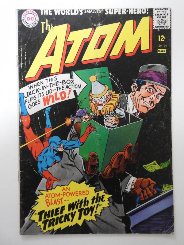 The Atom #23 VG- Condition! Centerfold detached bottom staple, tape interior fc