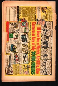 Journey Into Unknown Worlds #25 1954-Skull cover-Freaks-monsters-violence ter...