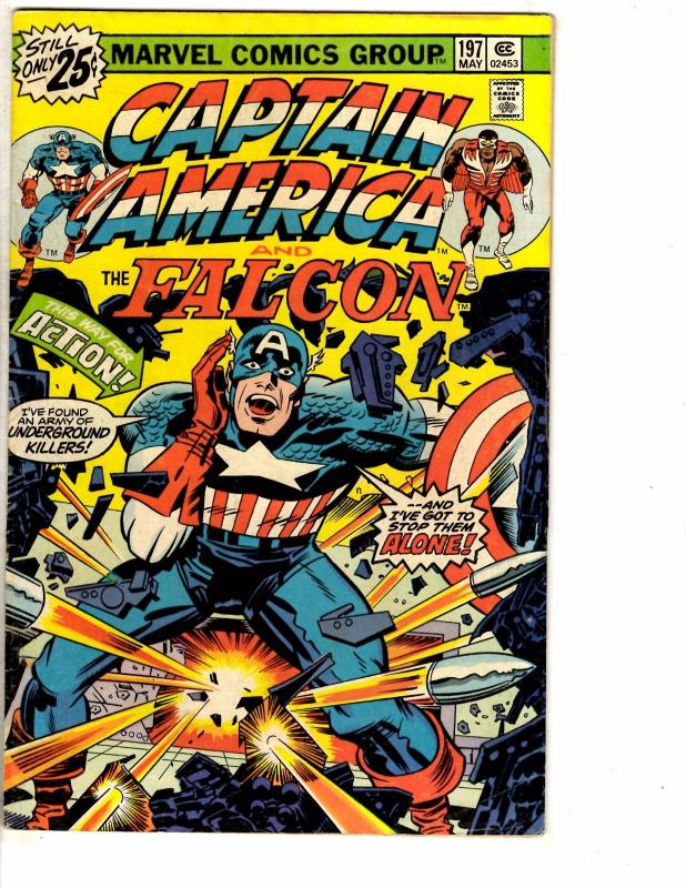 6 Captain America Marvel Comic Books # 190 196 197 198 199 200 Avengers BD1