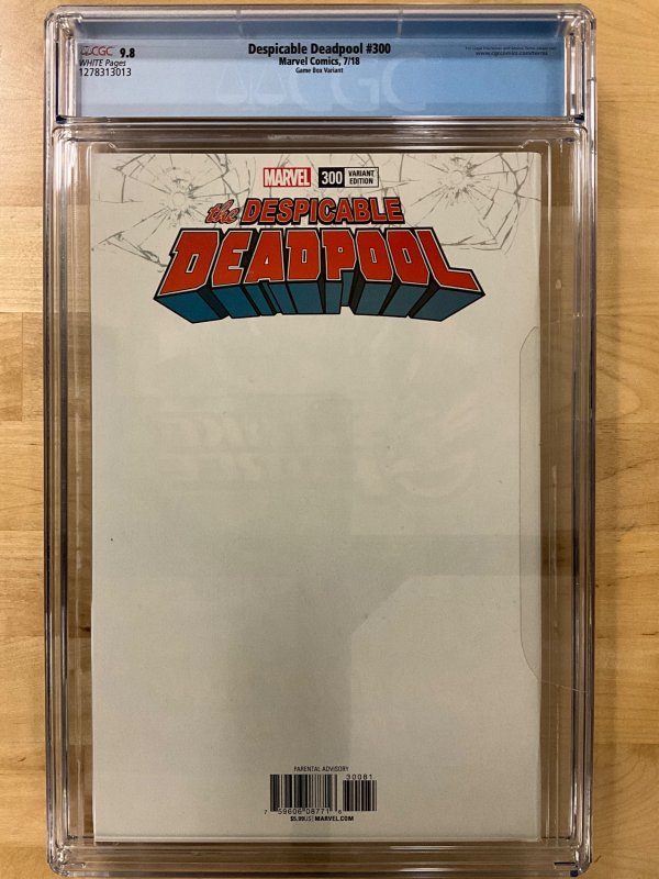 Despicable Deadpool #300 Game Cover (2018) CGC 9.8