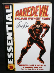 Essential Daredevil Vol. 2 - 2004 Signed by Gene Colan