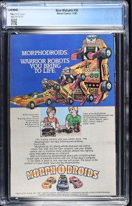 New Mutants #34 (12/85) Graded CGC 9.6