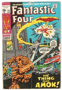 Fantastic Four #111 (1971) Fantastic Four