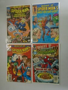 What If? lot 9 different Spider-Man issues avg 6.0 FN