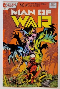 Man of War #1 (Aept 1987, Eclipse) 8.0 VF