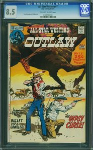 All-Star Western #7 (1971) CGC 8.5 VF+