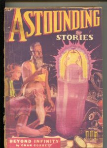 Astounding Stories 1/1937-Pulp fiction by Jack Williamson-Eando Binder-Chan C...