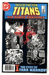 Tales Of The Teen Titans #42 1984- Judas Contract-NEWSSTAND-NM-