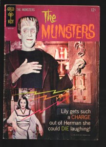 The Munsters #2 1965- Gold Key-Fred Gwynne & Yvonne De Carlo photo cover-VG